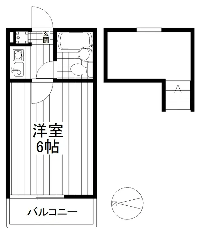 ブルーハイム狛江 2階階 間取り