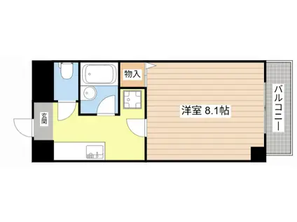 NASU21(1K/2階)の間取り写真