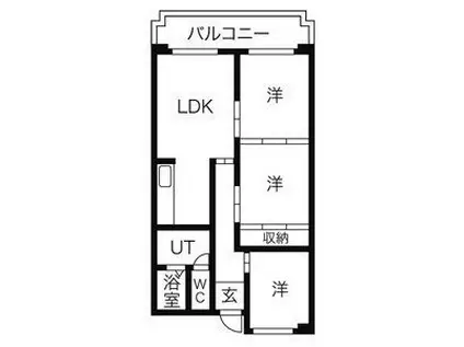 リバーサイドパーク(3LDK/3階)の間取り写真