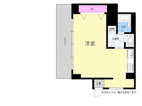 第3広州ビル(ワンルーム/2階)の間取り写真