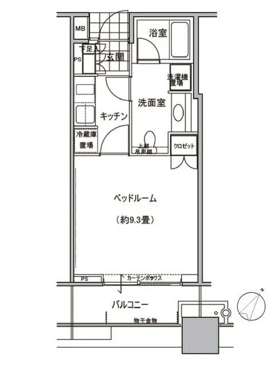 ステーションガーデンタワー 11階階 間取り
