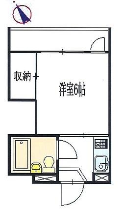アーバンステージ門前仲町(1K/3階)の間取り写真
