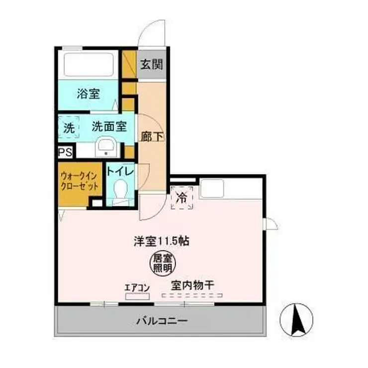 サウザンドサニー EAST 2階階 間取り