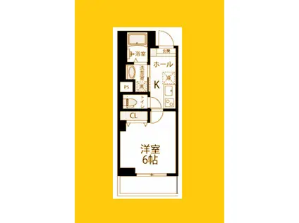 A・R横浜(1K/4階)の間取り写真