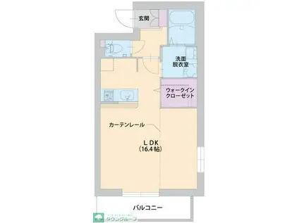 ソラーナ桜台(ワンルーム/3階)の間取り写真