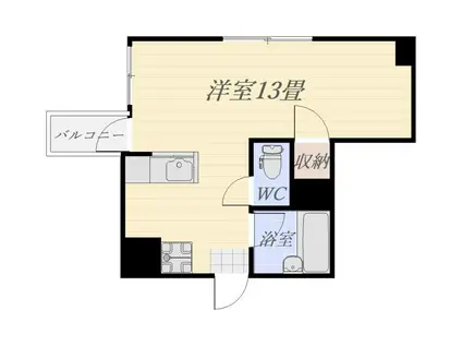 ABITARE CHUO(ワンルーム/6階)の間取り写真