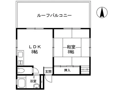 プレメゾン生田(1LDK/5階)の間取り写真