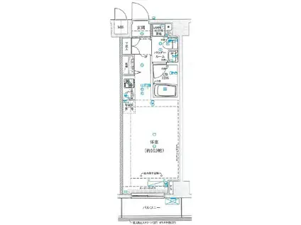 スパシエベレーザ大山(ワンルーム/2階)の間取り写真