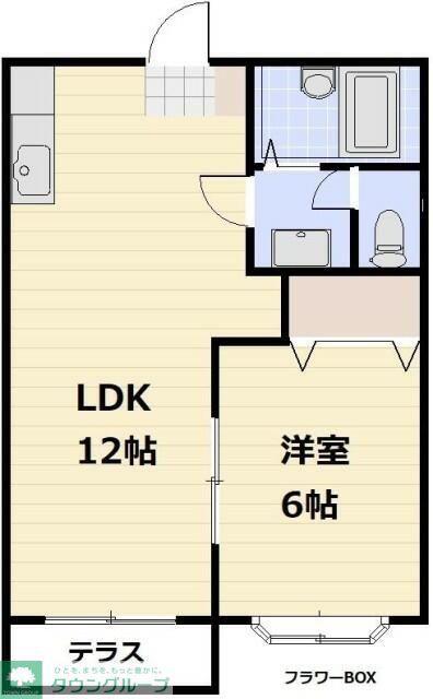 エルディム・大塚(1LDK/2階)の間取り写真