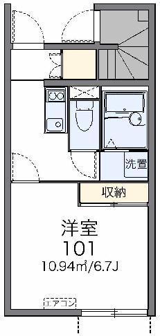 レオネクスト善福寺ホームス(1K/1階)の間取り写真
