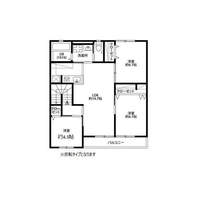 アムール桜(3LDK/2階)の間取り写真