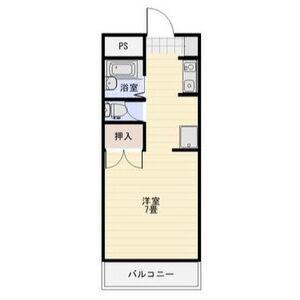 ドルフ春日井(1K/2階)の間取り写真