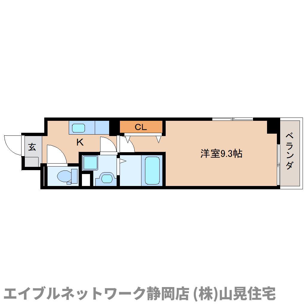 ZENITH(1K/4階)の間取り写真