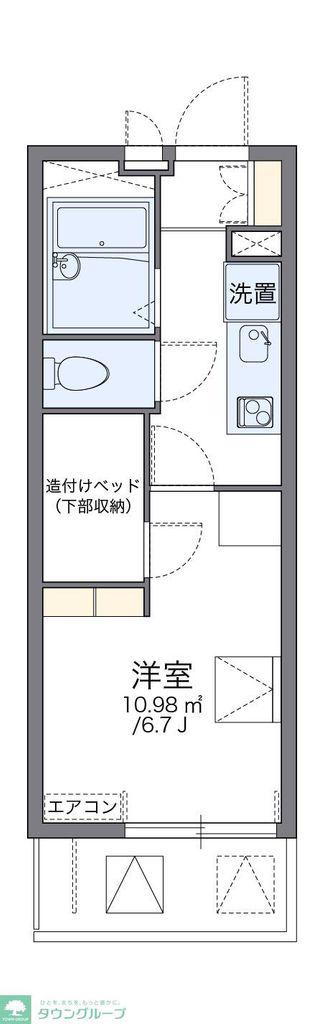 レオパレスソフィア弐番館(1K/3階)の間取り写真