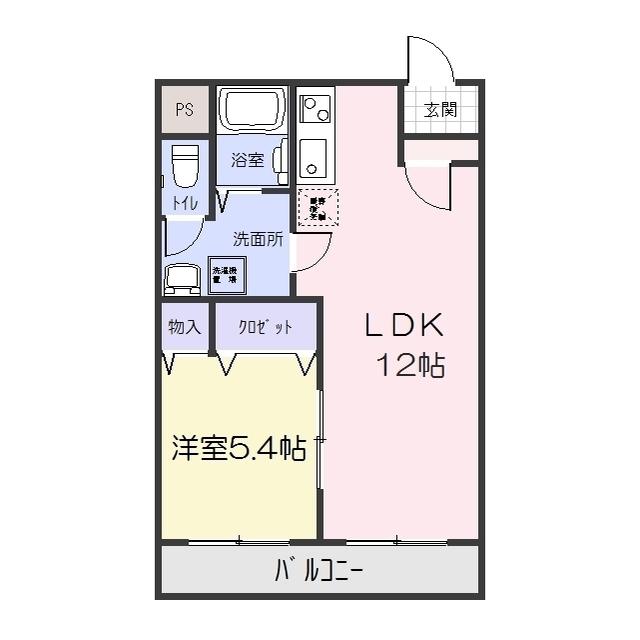 グレイスセゾン(1LDK/3階)の間取り写真