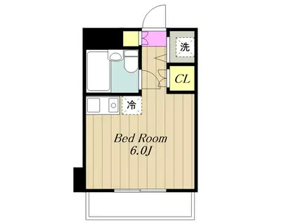 ムーブメントURD百合ヶ丘(ワンルーム/2階)の間取り写真