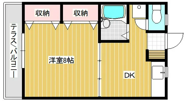 ハイツM 1階階 間取り