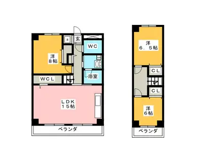 NEXT(3LDK/3階)の間取り写真