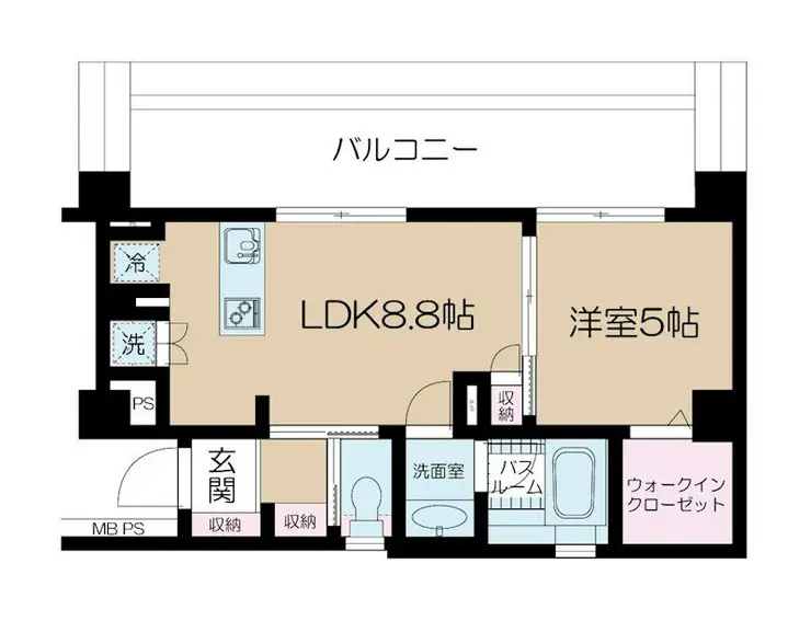 ダイアパレス赤坂 4階階 間取り