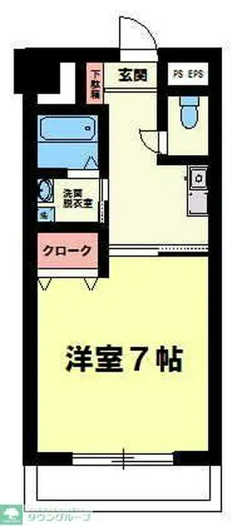 宇田川柏ビル 6階階 間取り