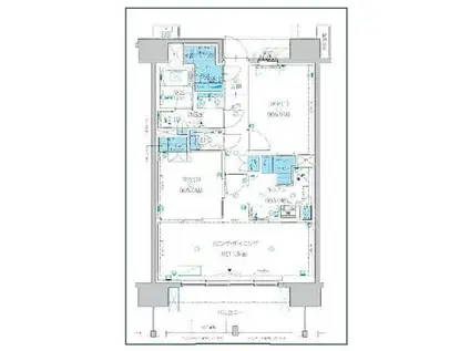 レーベン川口並木VERTEA(2LDK/3階)の間取り写真