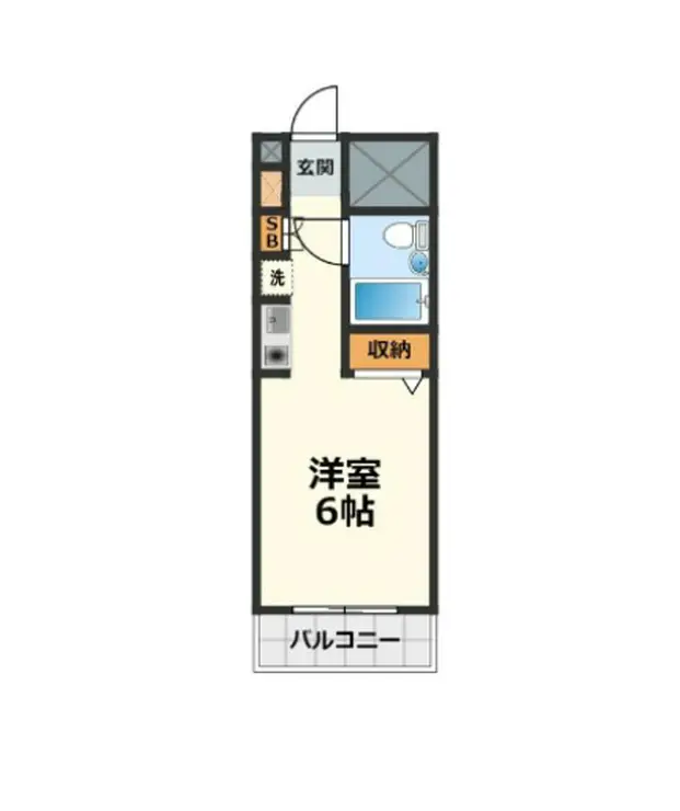 コンドミニアム蒔田 2階階 間取り
