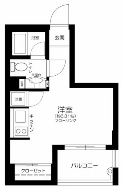 ゼクシア市谷台 4階階 間取り