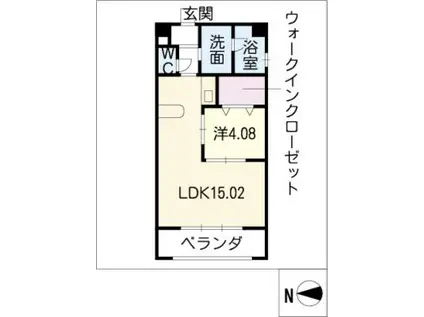 スクエア西丸之内(1LDK/9階)の間取り写真