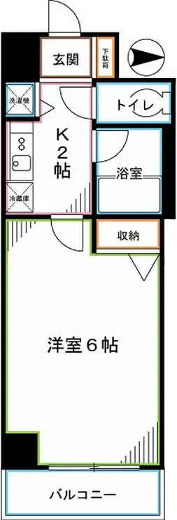 パークウェル国分寺 4階階 間取り