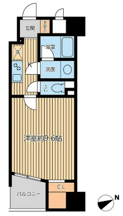 クリオ王子神谷弐番館 5階階 間取り