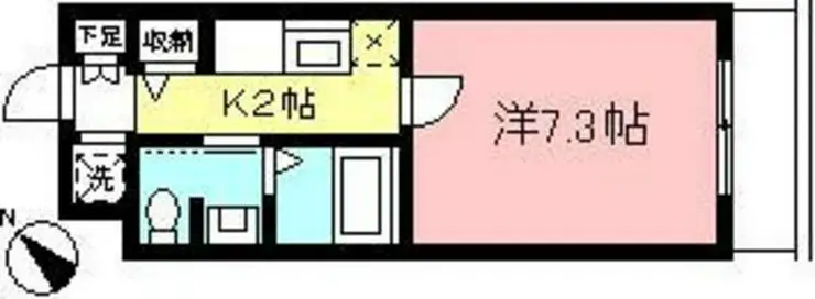 カレッジ・ガーデン 2階階 間取り