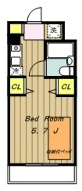 ウインドベル学生マンション 2階階 間取り