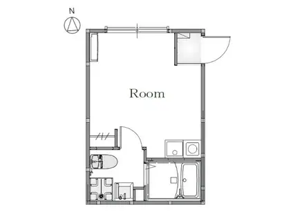 BOASORTE双葉町(ワンルーム/4階)の間取り写真
