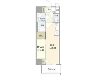 エスリード大曽根プレシャス(1LDK/5階)の間取り写真