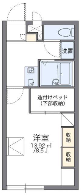 レオパレス宮南(1K/1階)の間取り写真