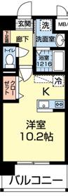 LINABELL(ワンルーム/7階)の間取り写真