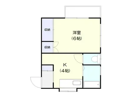 ネクサス山武大木(1K/1階)の間取り写真