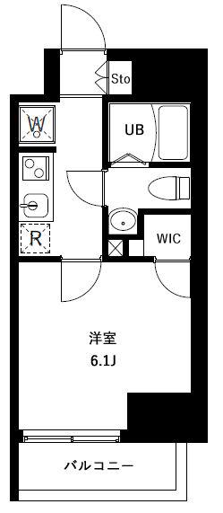 アーバンパークお花茶屋(1K/7階)の間取り写真