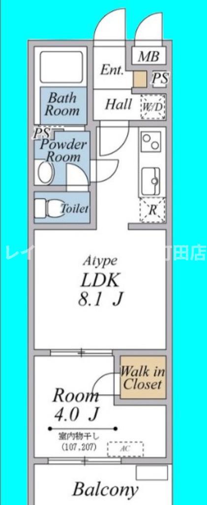 リブリ・FORESTRIA(1LDK/3階)の間取り写真
