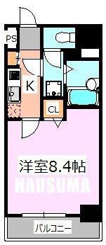 REV UN(1K/6階)の間取り写真