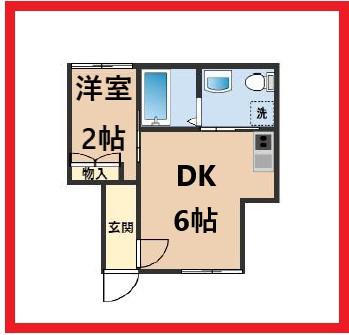 ザ レジデンス東十条(1DK/1階)の間取り写真