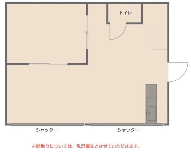 エル・フォルム指宿(ワンルーム/1階)の間取り写真