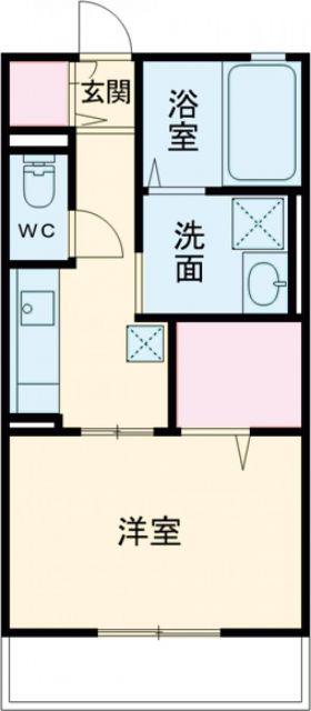ハイム アイリー(1K/1階)の間取り写真