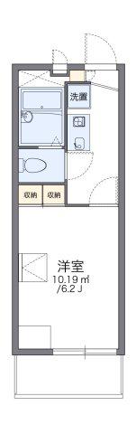 レオパレス清水(1K/2階)の間取り写真
