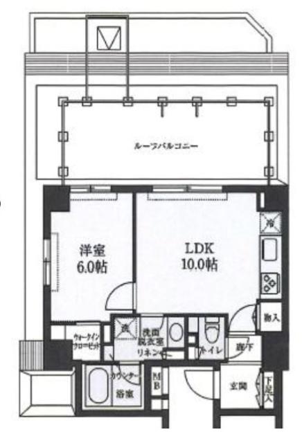 S-RESIDENCE清澄白河(1LDK/9階)の間取り写真