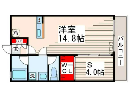 東京メトロ東西線 葛西駅 徒歩10分 3階建 築6年(ワンルーム/3階)の間取り写真