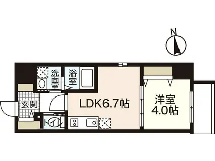 KATAYAMABLD23(1LDK/5階)の間取り写真