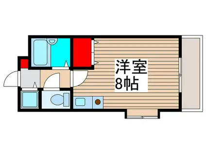 YSTOYOOKA(ワンルーム/2階)の間取り写真