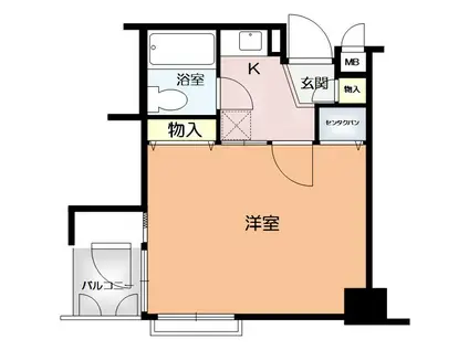 シティファースト四条西洞院(1K/4階)の間取り写真