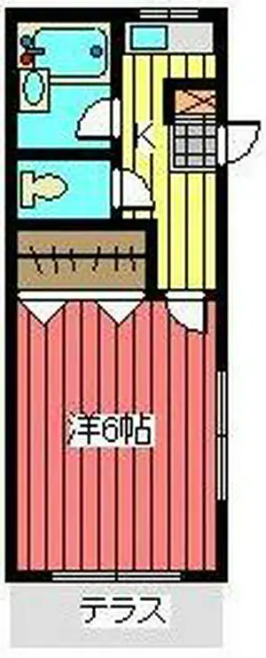 ハイツ明美 1階階 間取り
